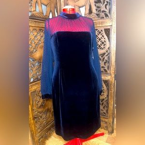 Beautiful Eliza J navy blue dress. Wedding Special Occasion NWT